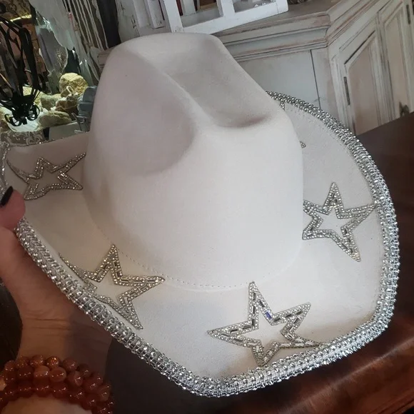 Bling Bling Star Cowgirl Hat - Picture 2 of 5
